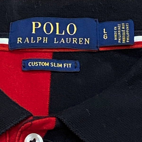 Vintage Polo Ralph Lauren 1992 Stadium Fat Bear Long Sleeve Polo Shirt Large