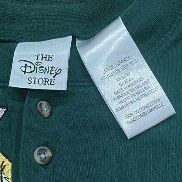 Vintage Disney Store Winnie The Pooh & Friends Henley Shirt Men’s Large