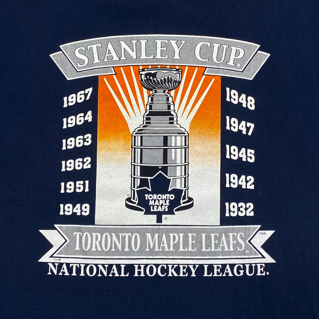 Vintage NHL Toronto Maple Leafs Stanley Cup Champions T-Shirt XL