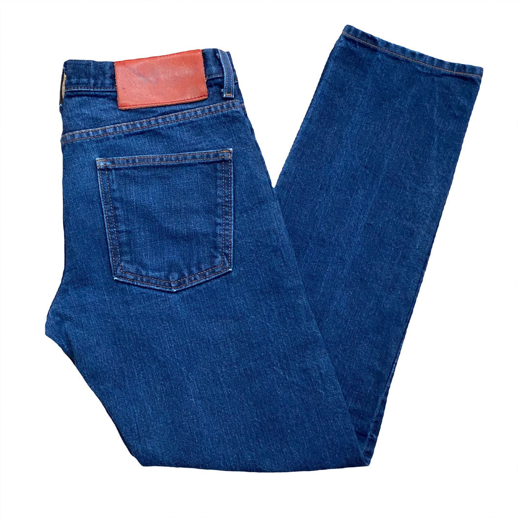 Naked & Famous x Frank & Oak Indigo Japanese Raw Selvedge with Twisted Weft Jeans 32