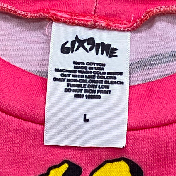 Tekashi 6ix9ine Limited Edition All Over Print Long Sleeve Shirt Men’s Large
