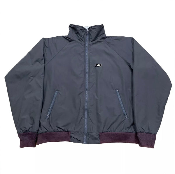 Vintage Woolrich Nylon Fleece Lined Full Zip Bomber Jacket XL