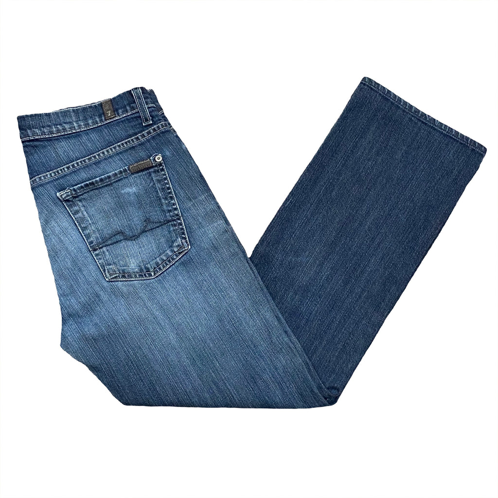 7 For All Mankind Standard Stretch Button Fly Straight Jeans Men’s 32x27