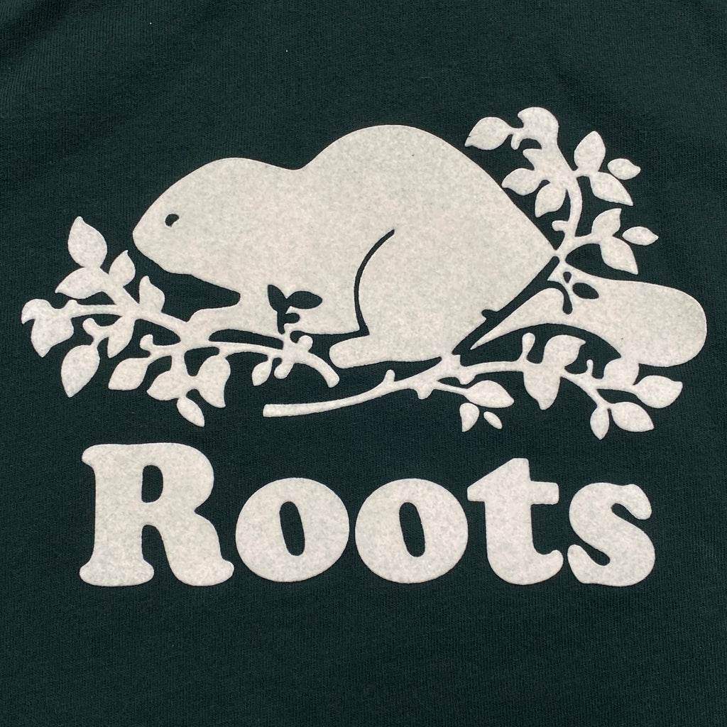 Roots Canada Beaver Logo Hoodie Large