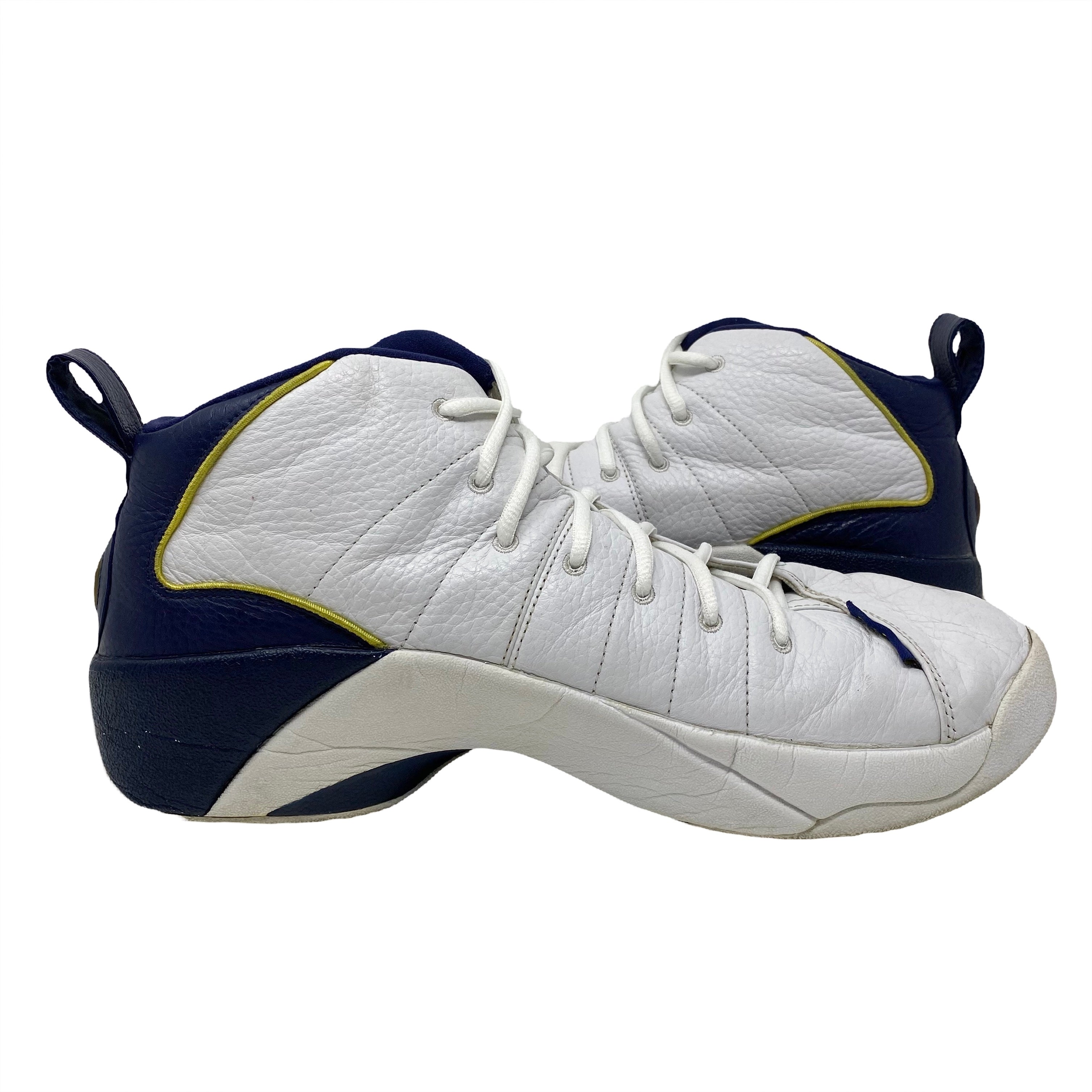 Vintage 1999 Jordan Team Blue Gold White Sneakers 13