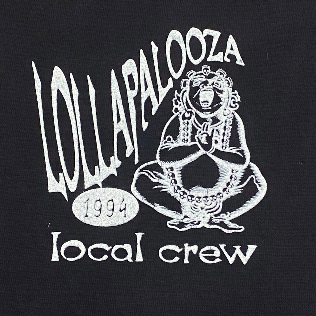 Vintage 1994 Lollapalooza Music Festival Local Crew Concert T-Shirt XL