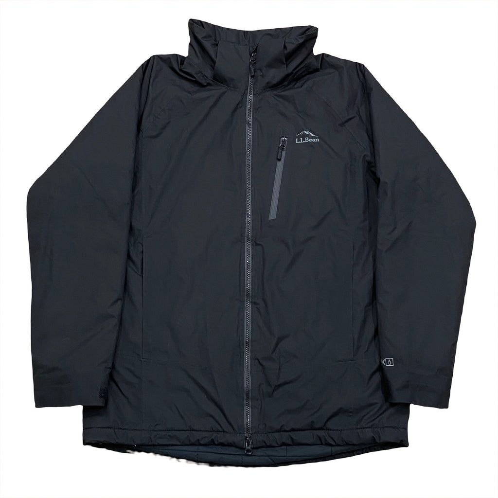 LL Bean Wildcat Black Waterproof Primaloft Insulated Jacket Medium