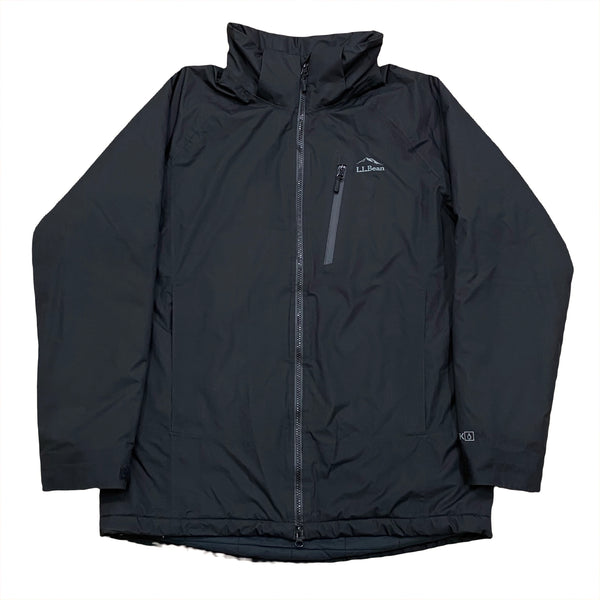 LL Bean Wildcat Black Waterproof Primaloft Insulated Jacket Medium