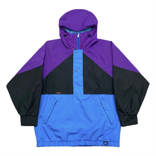 Vintage 90’s West Wave Color Block Gore-Tex 1/4 Zip Ski Shell Jacket Large