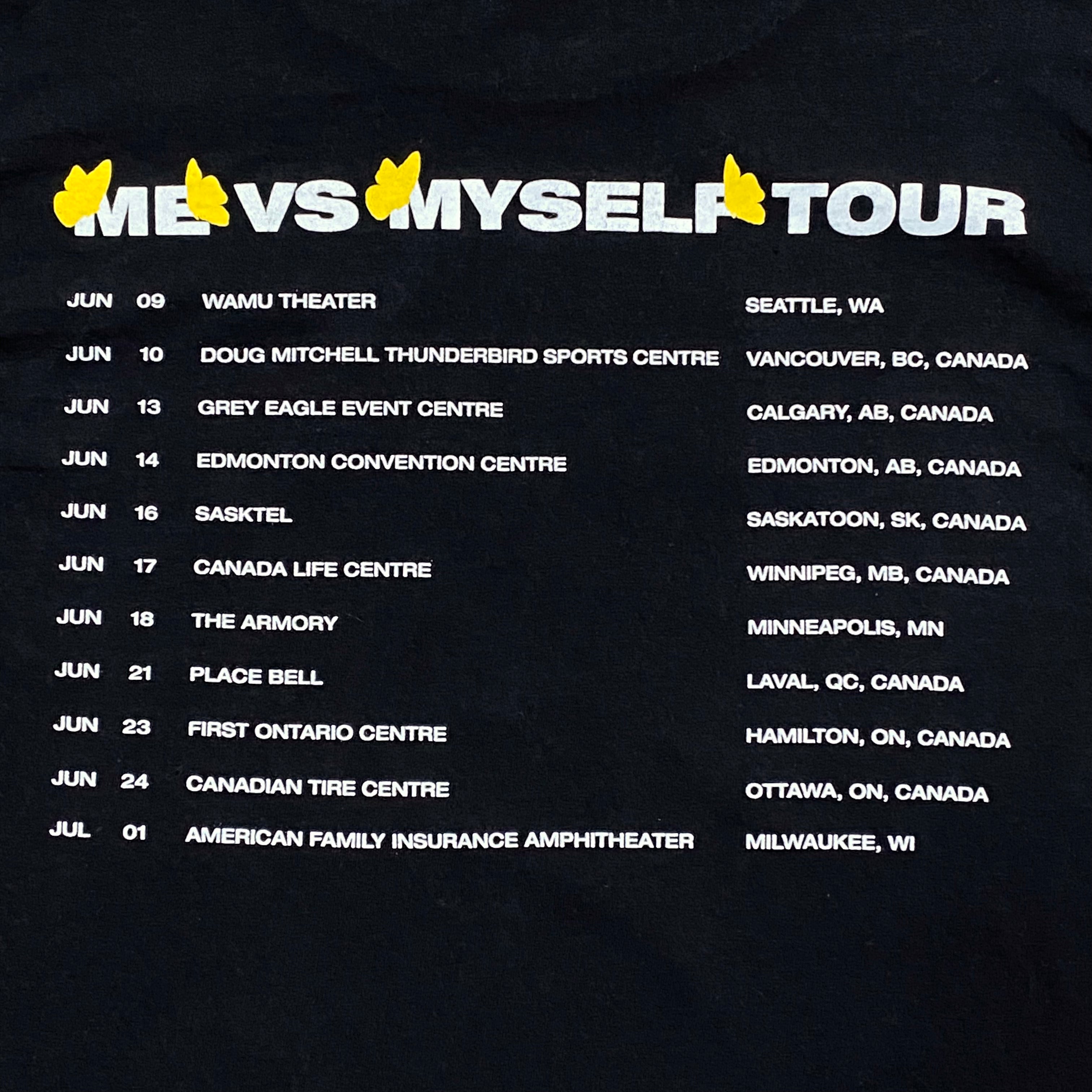 A Boogie Wit Da Hoodie Me Vs Myself Tour Rap T-shirt Men’s Small