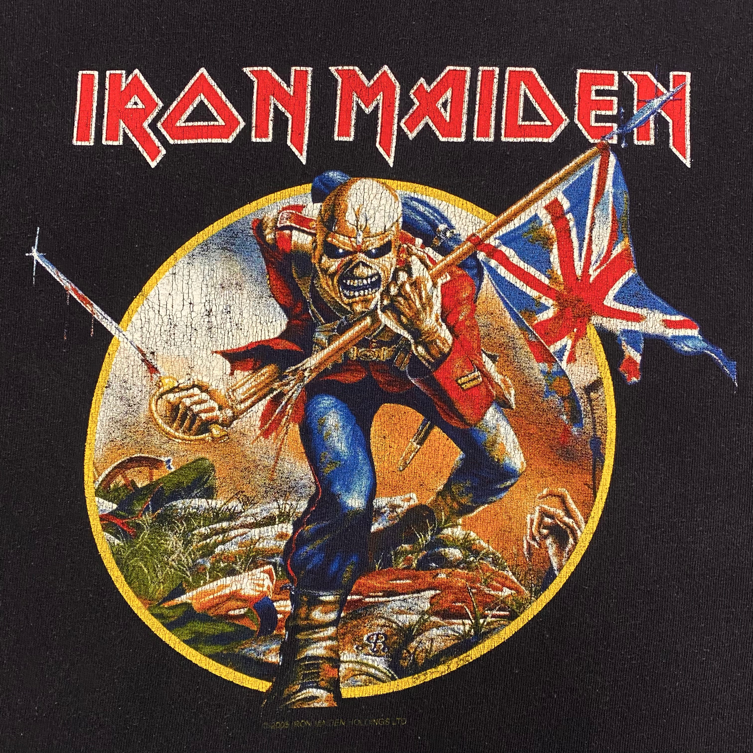 Iron Maiden 2008 Somewhere Back In Time World Tour T-Shirt Men’s Medium