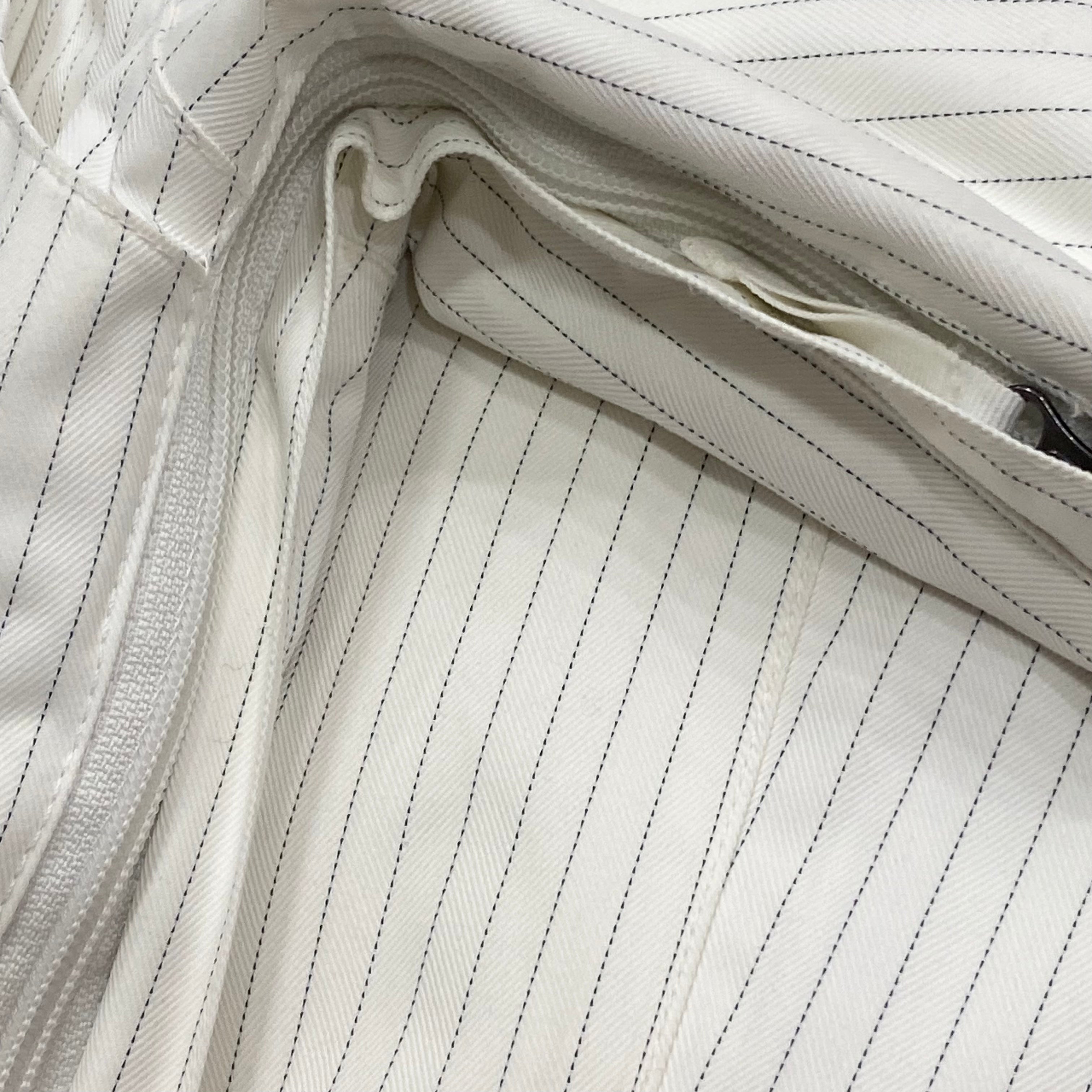 Burton The White Collection Heaven’s Reward Pinstripe Snowboard Jacket XS