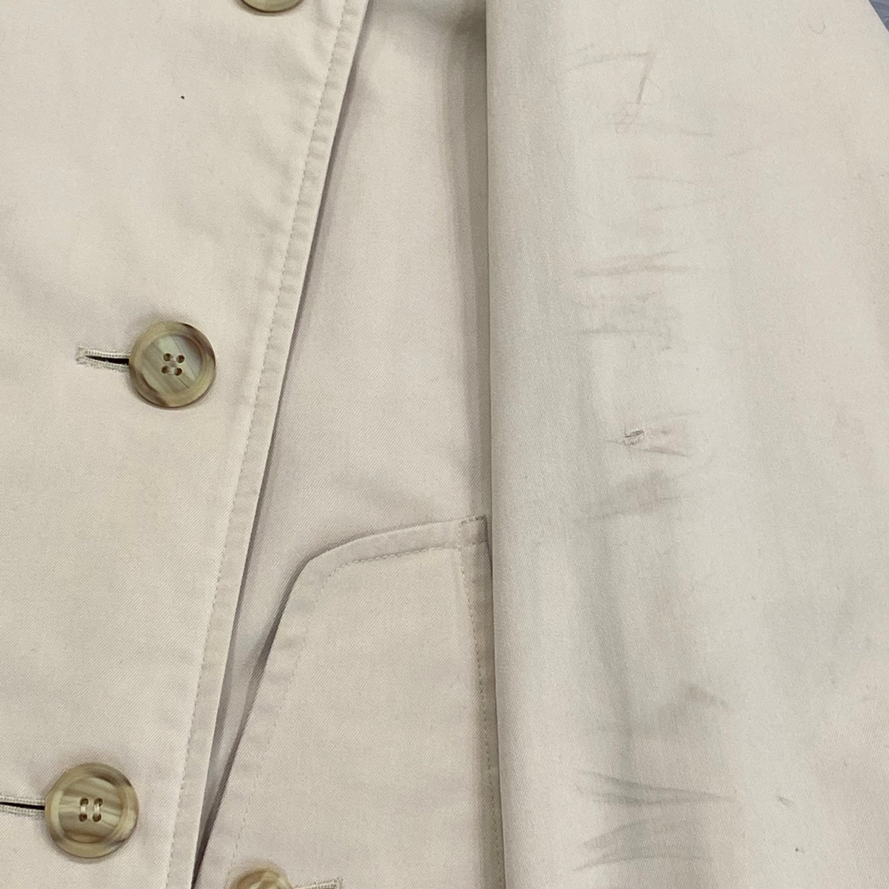 Vintage Burberrys Beige Terylene & Cotton Belted Trench Coat Women’s Size Unknown