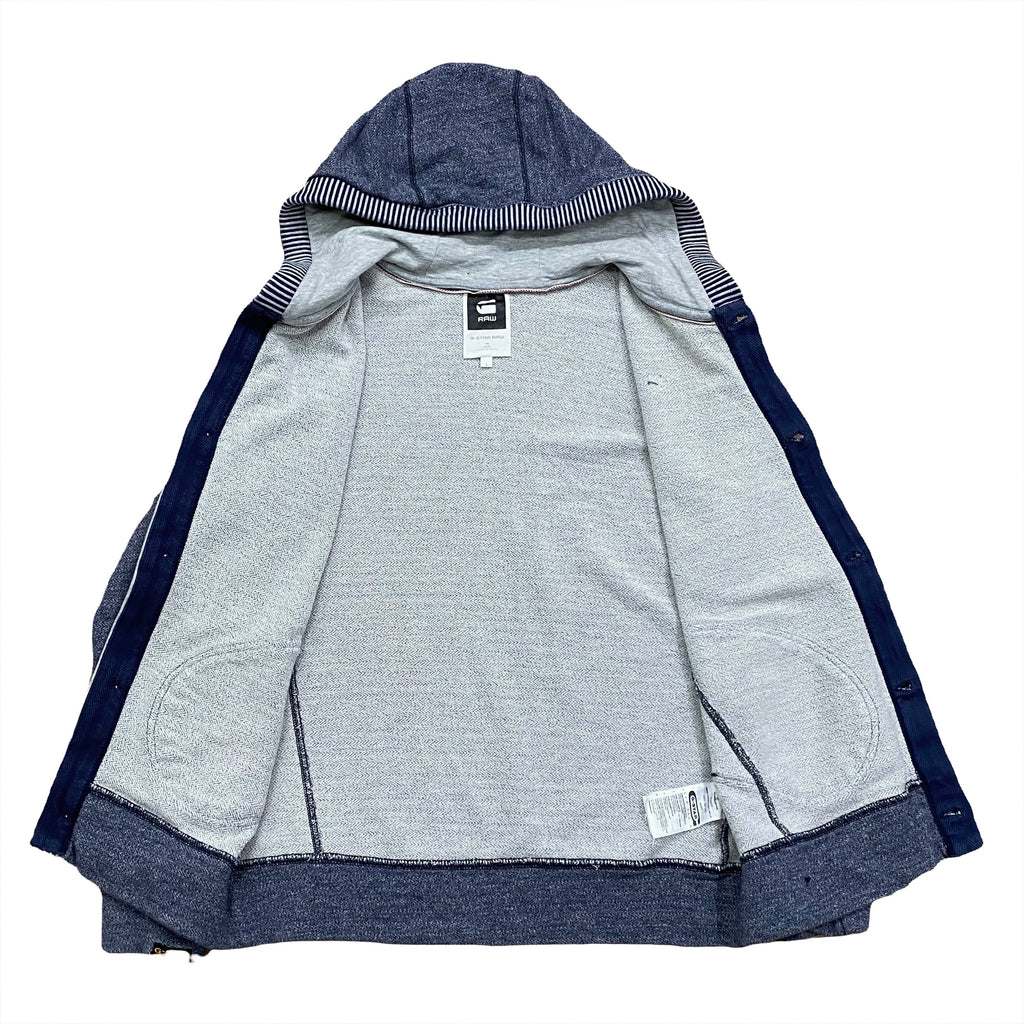 G Star Raw Hibiki Button Up Hoodie Large