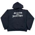 Vintage Thrasher Magazine Y2K Skate and Destroy Hoodie Medium