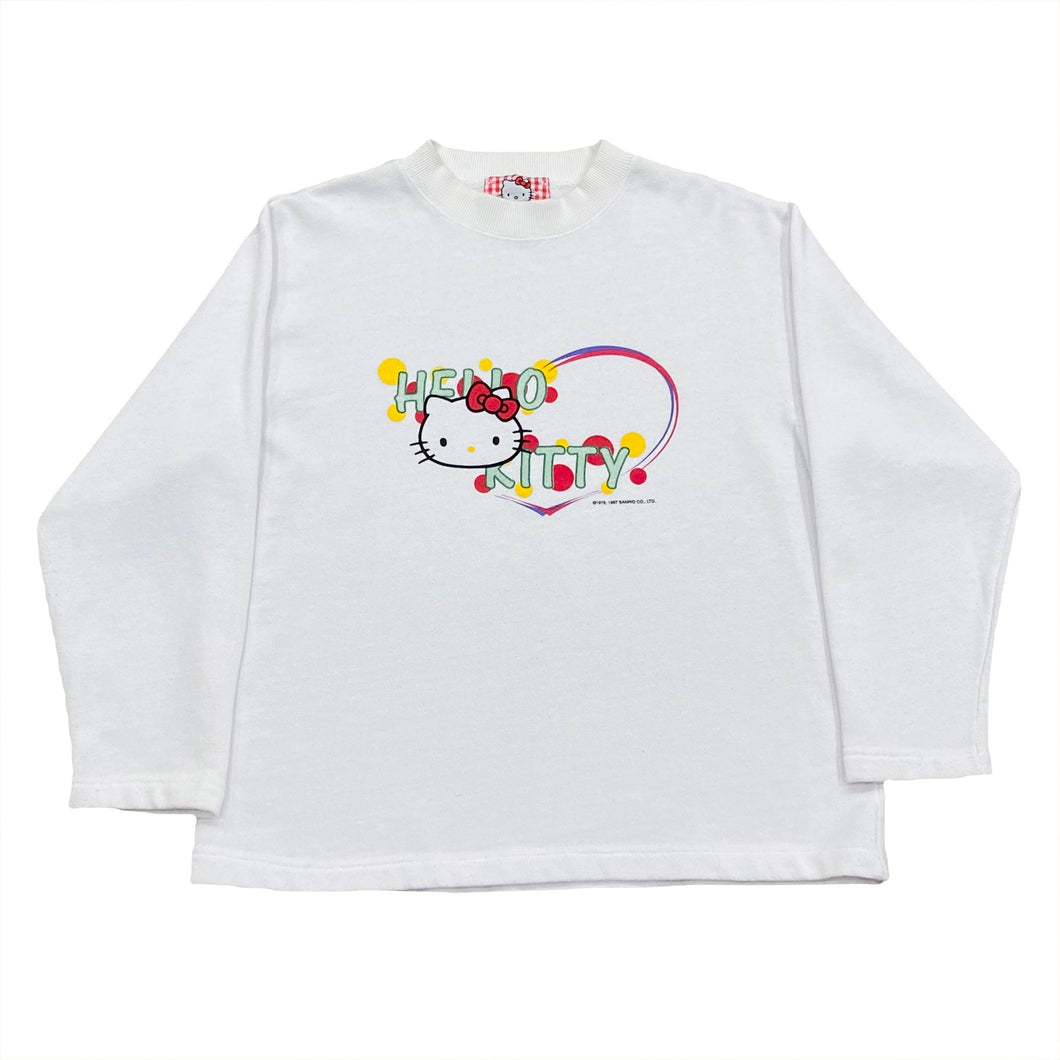 Vintage 1997 Hello Kitty Sweatshirt By Sanrio Girls 12