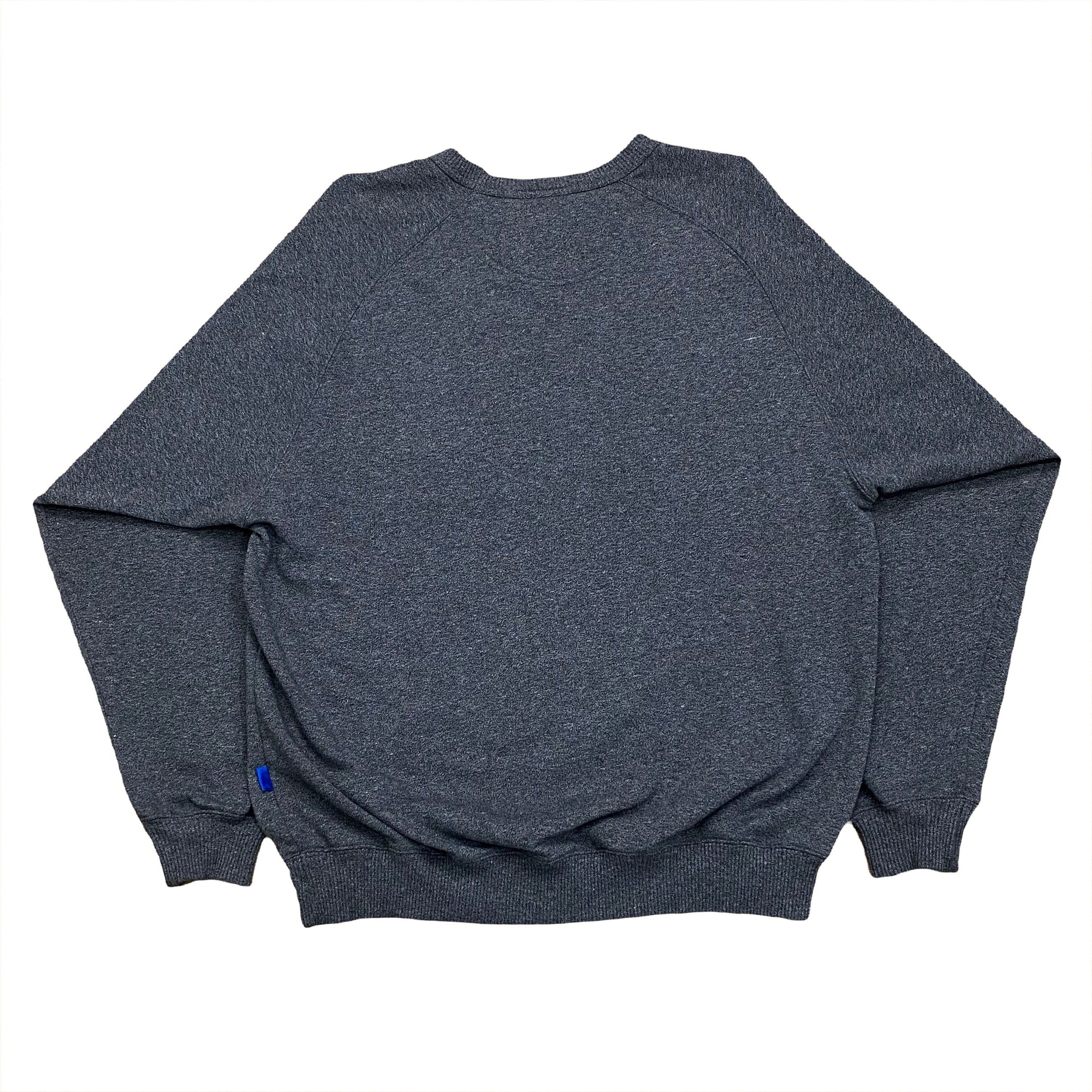 Vintage Adidas Corporate Logo Line Embroidered Sweatshirt Small