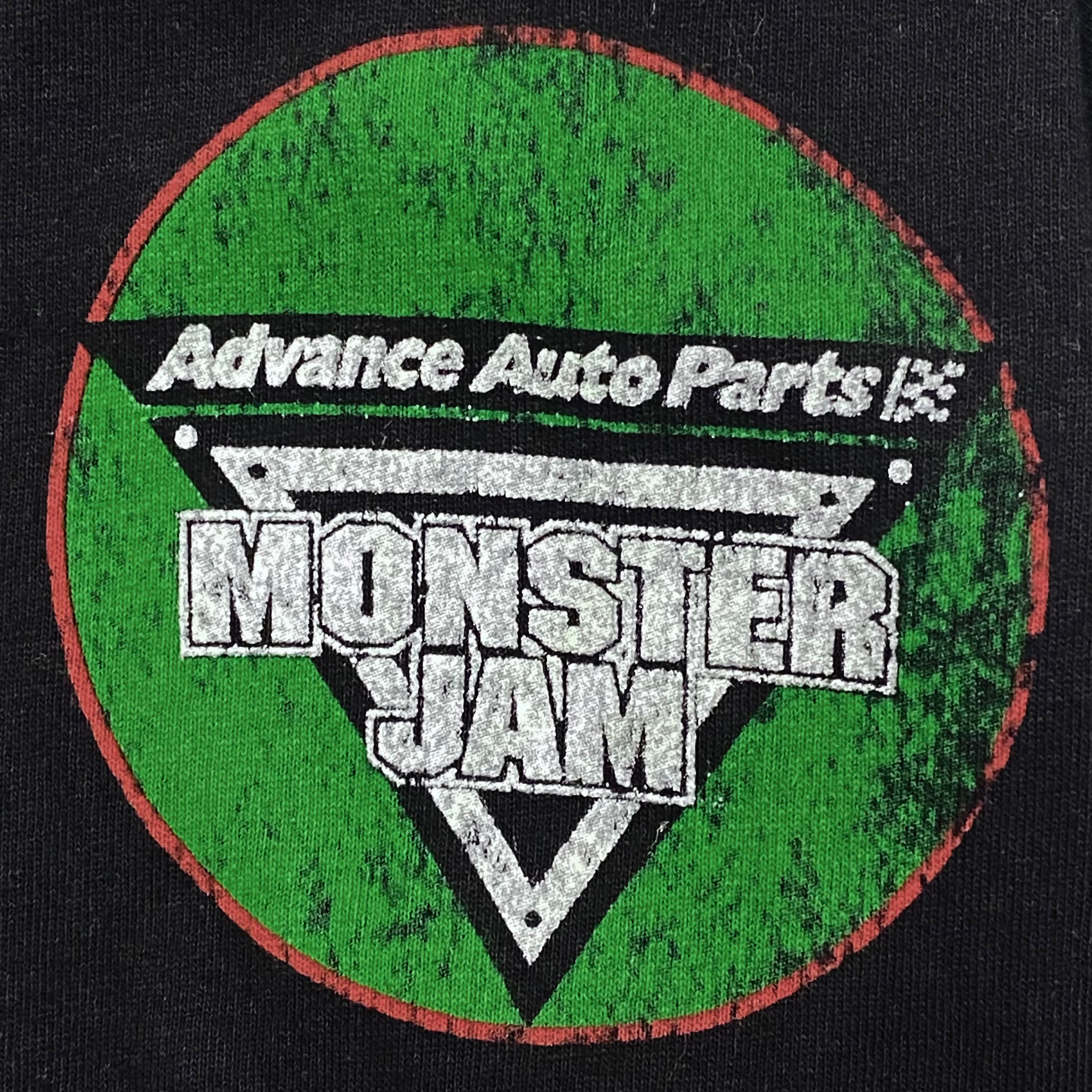 Grave Digger Monster Jam 2013 Race Team Signed Charlie Pauken Long Sleeve Shirt Mens Small