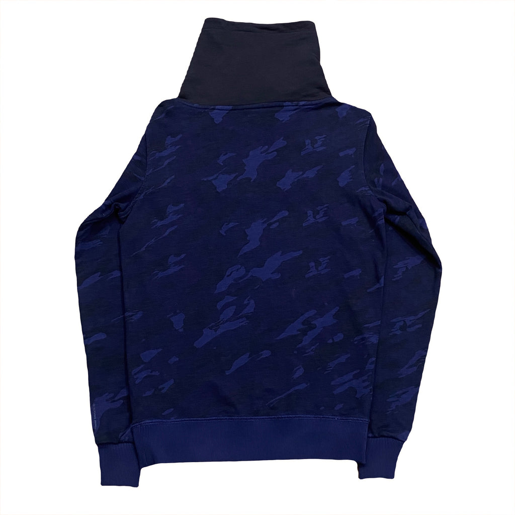 G-Star Raw Comrad Deluxe Camo Turtle SW L/S Sweatshirt Small