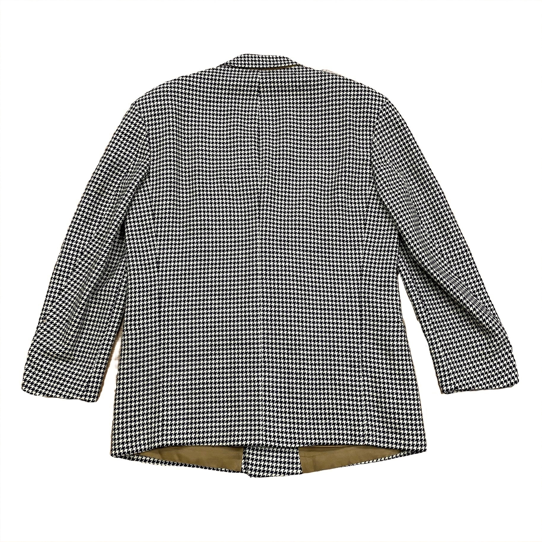 Vintage Hugo Boss Houndstooth Double Breasted Blazer Jacket Men’s 48