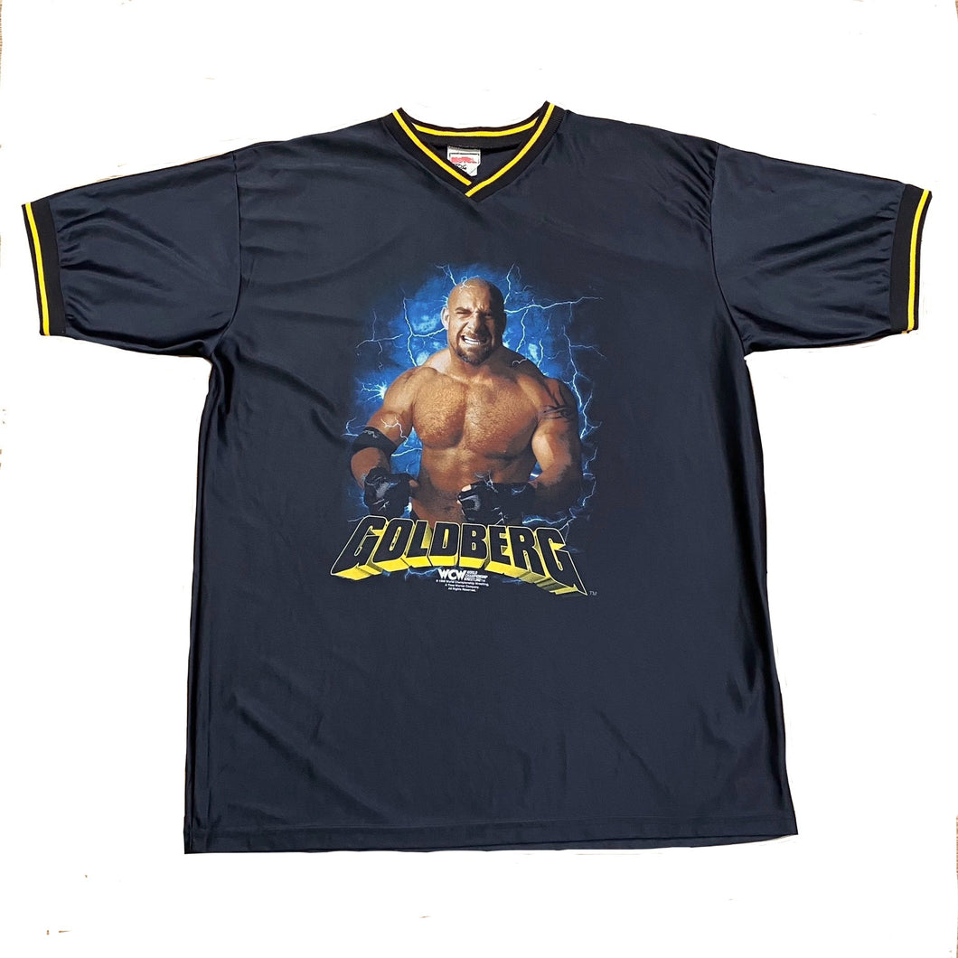 Vintage 1998 WCW Bill Goldberg Jersey Shirt Men’s XL