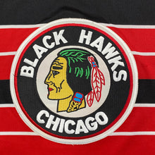 Load image into Gallery viewer, Vintage CCM NHL Chicago Blackhawks Barber Pole Maska Hockey Jersey Men’s Small
