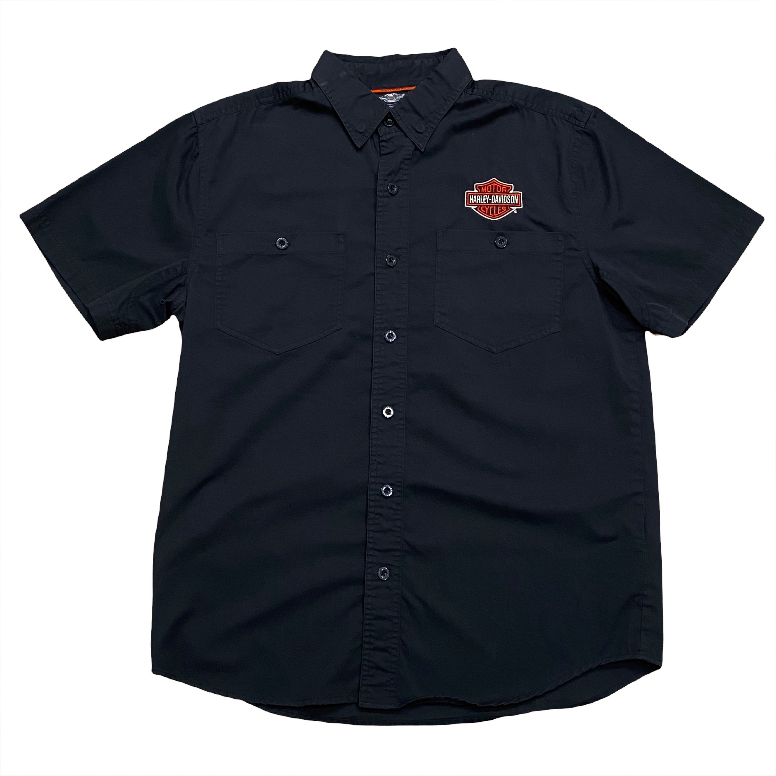 Harley Davidson 2011 Embroidered Button Up Shirt Medium