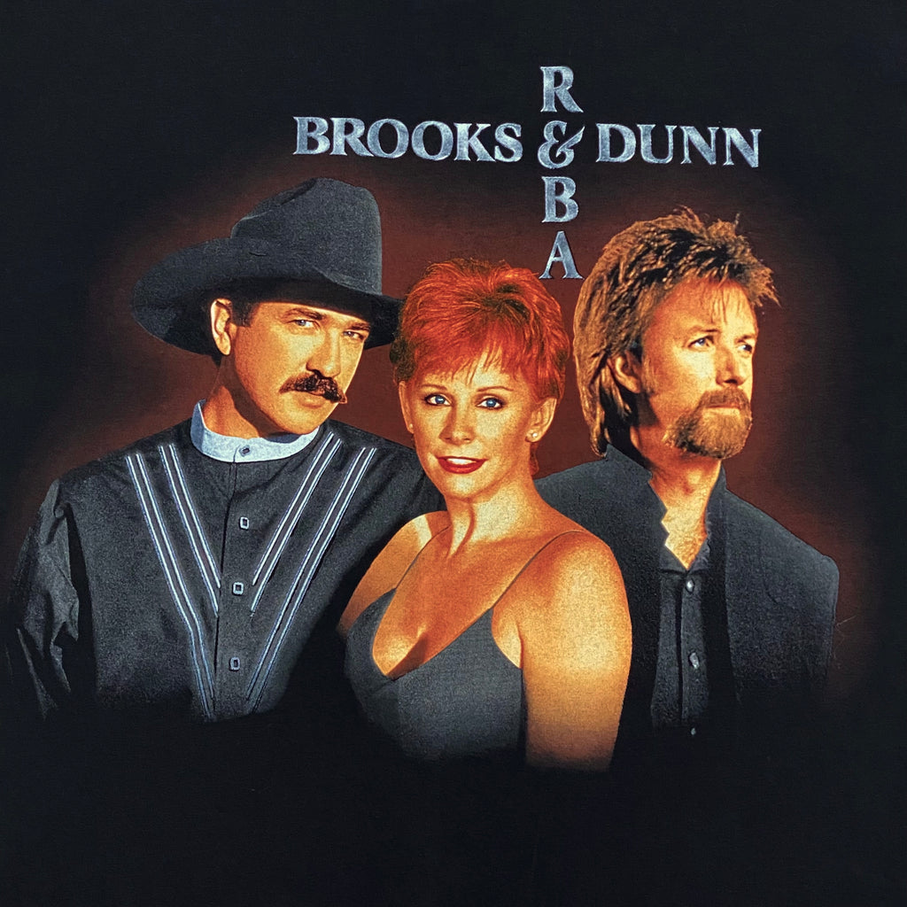 Vintage 1998 Brooks & Dunn and Reba McEntire Country Music Tour T-Shirt Men’s XL