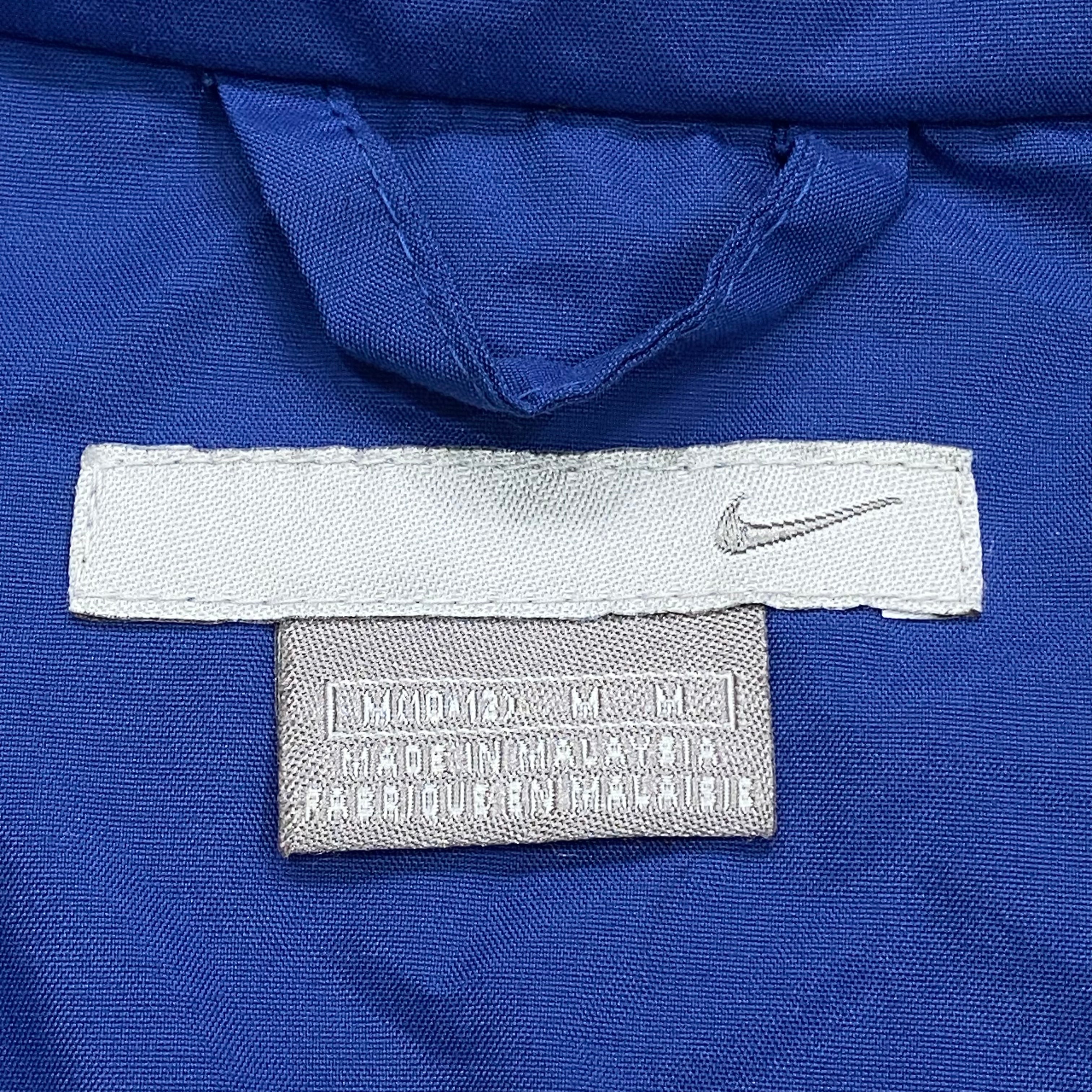 Vintage Nike Y2K Spellout Windbreaker Jacket Kids Medium 10-12