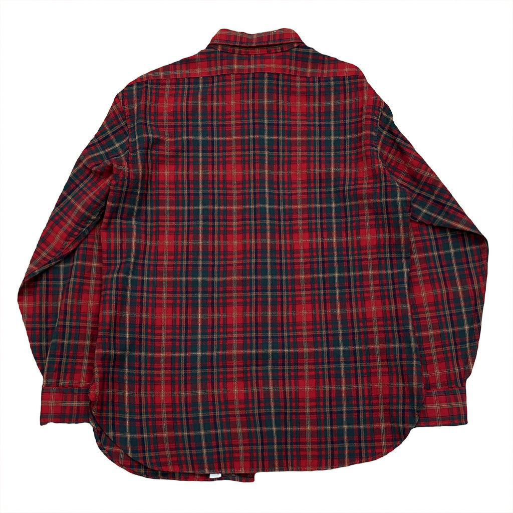 Vintage Pendleton Plaid Flannel Virgin Wool Button Up Shirt Men’s Large