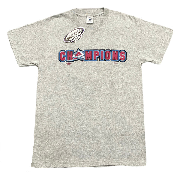 Vintage 2001 Concept Sports NHL Colorado Avalanche Stanley Cup Champions T-Shirt Men’s Medium