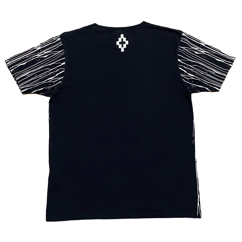 Marcelo Burlon County Of Milan Black Double Headed Snake Paint Drip T-Shirt XS