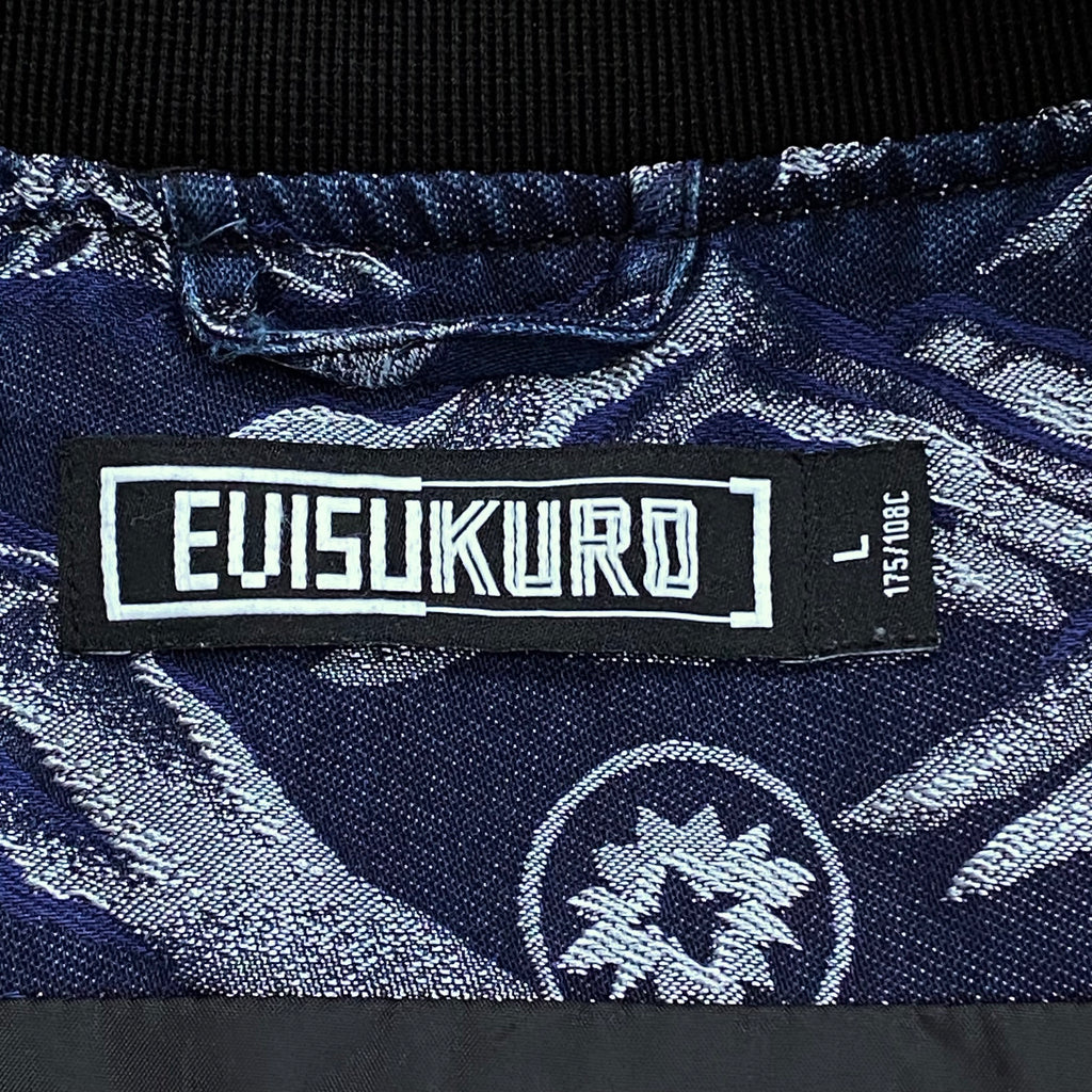 Evisu Kuro All Over Print Bomber Jacket Large