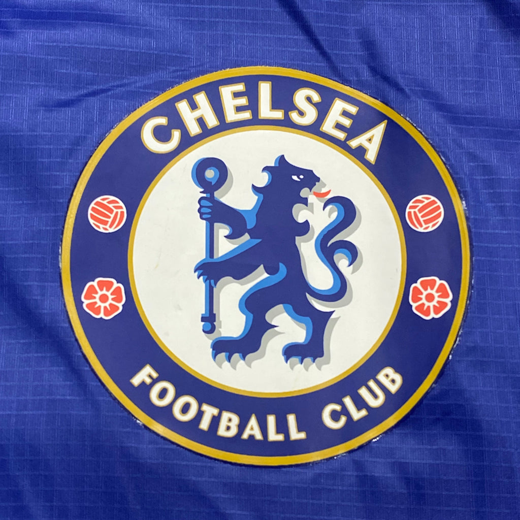 Adidas Chelsea FC Anthem Hooded Glanz Nylon Jacket Men's Medium