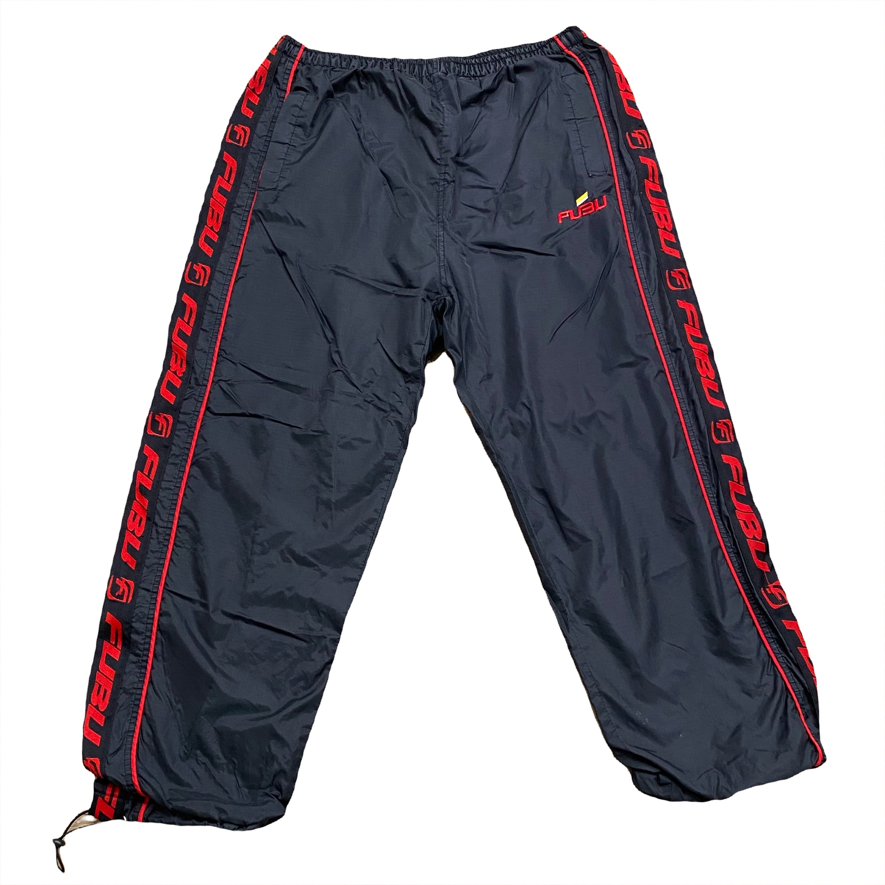 【fubu】PANTS Vintage FUBU Windbreaker Track Pants Men's Large – Subtle Flex