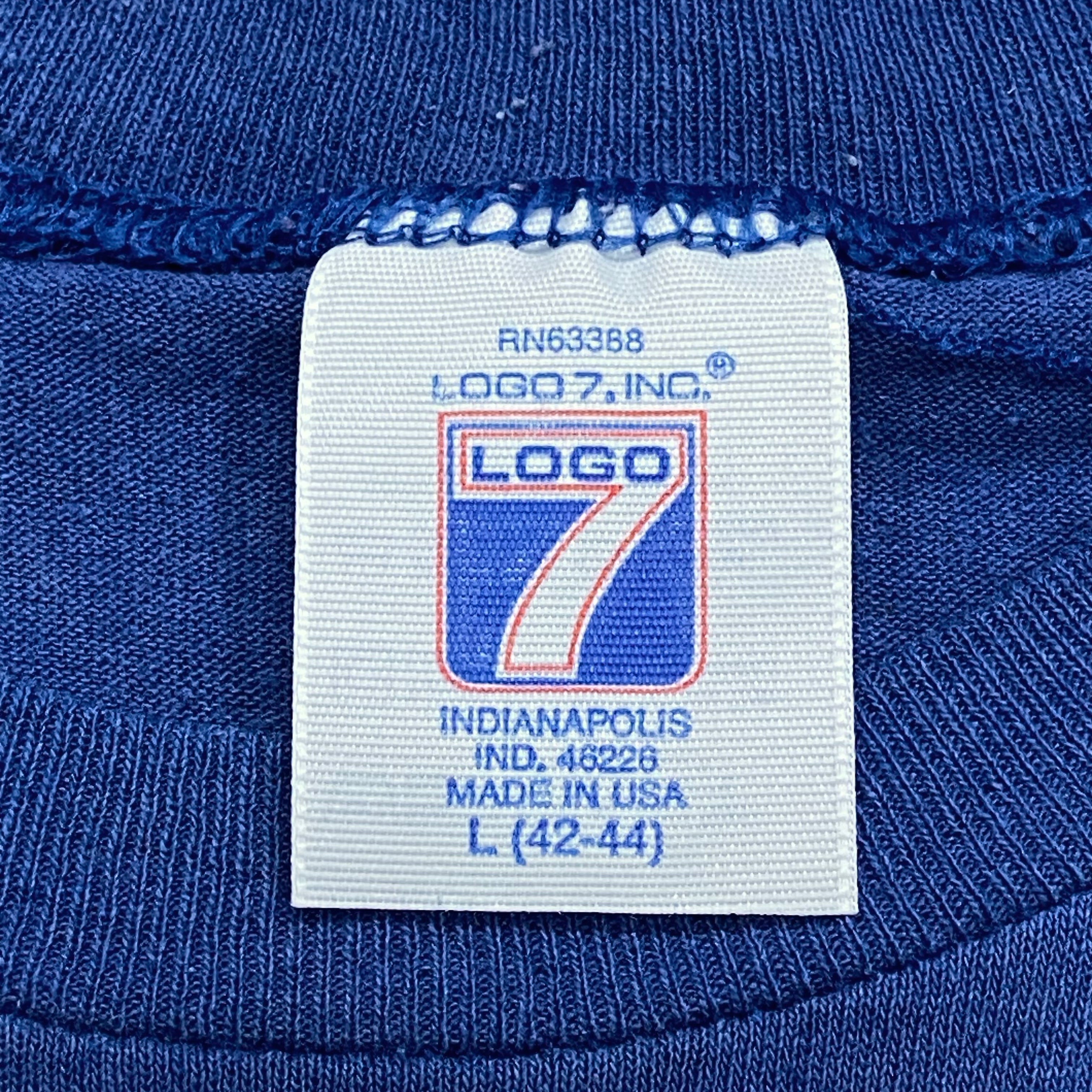Vintage Logo 7 MLB LA Dodgers T-Shirt Men's Large 42-44