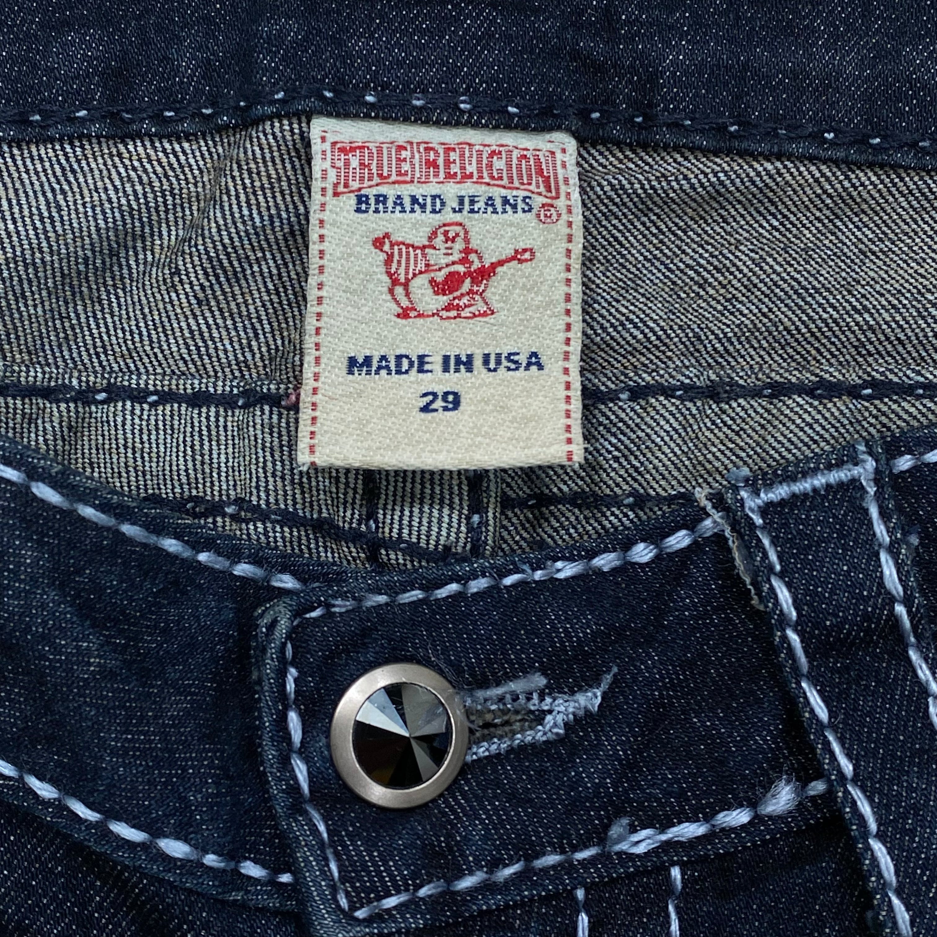 True Religion Skinny Navy Low Rise Jeans Women’s 29