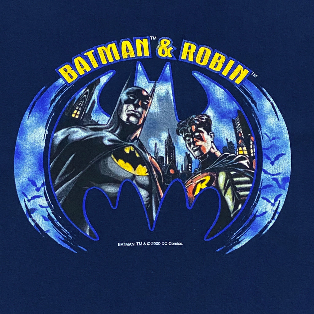 Vintage 2000 Batman & Robin T-Shirt Youth Size 12