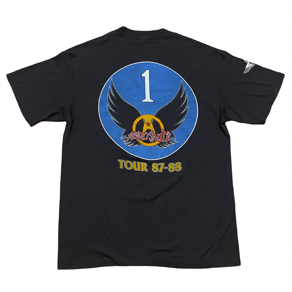 Vintage 87-88 Aerosmith Aero Force One Tour T-Shirt Men’s XL