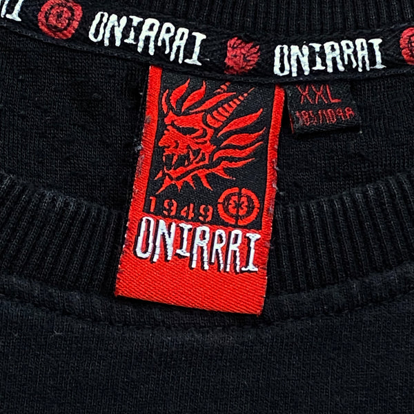Oniarai Japanese Demon Skull Samurai Embroidered Sweatshirt XXL