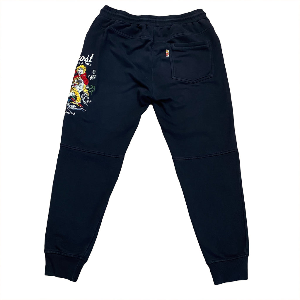 Jizo-Bosatsu Japanese Embroidered Sweatpants XXL