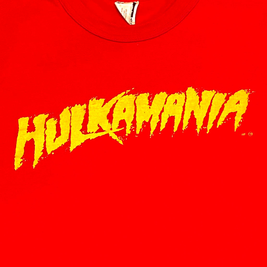 Vintage 80’s WWF Hulk Hogan Hulkamania Ringer T-Shirt Youth Large
