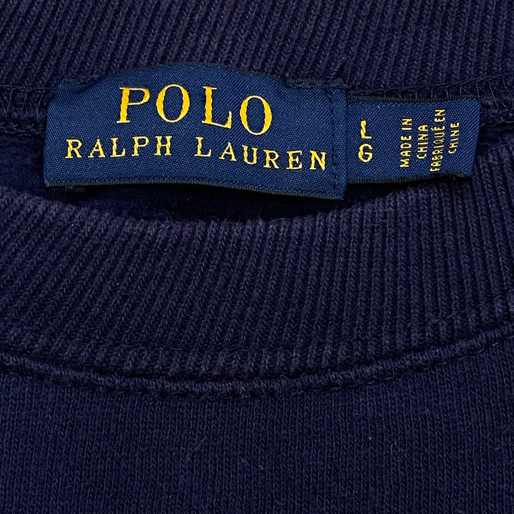Polo Ralph Lauren RLYC Yacht Club Anchor Logo Cropped Sweatshirt Women’s Large