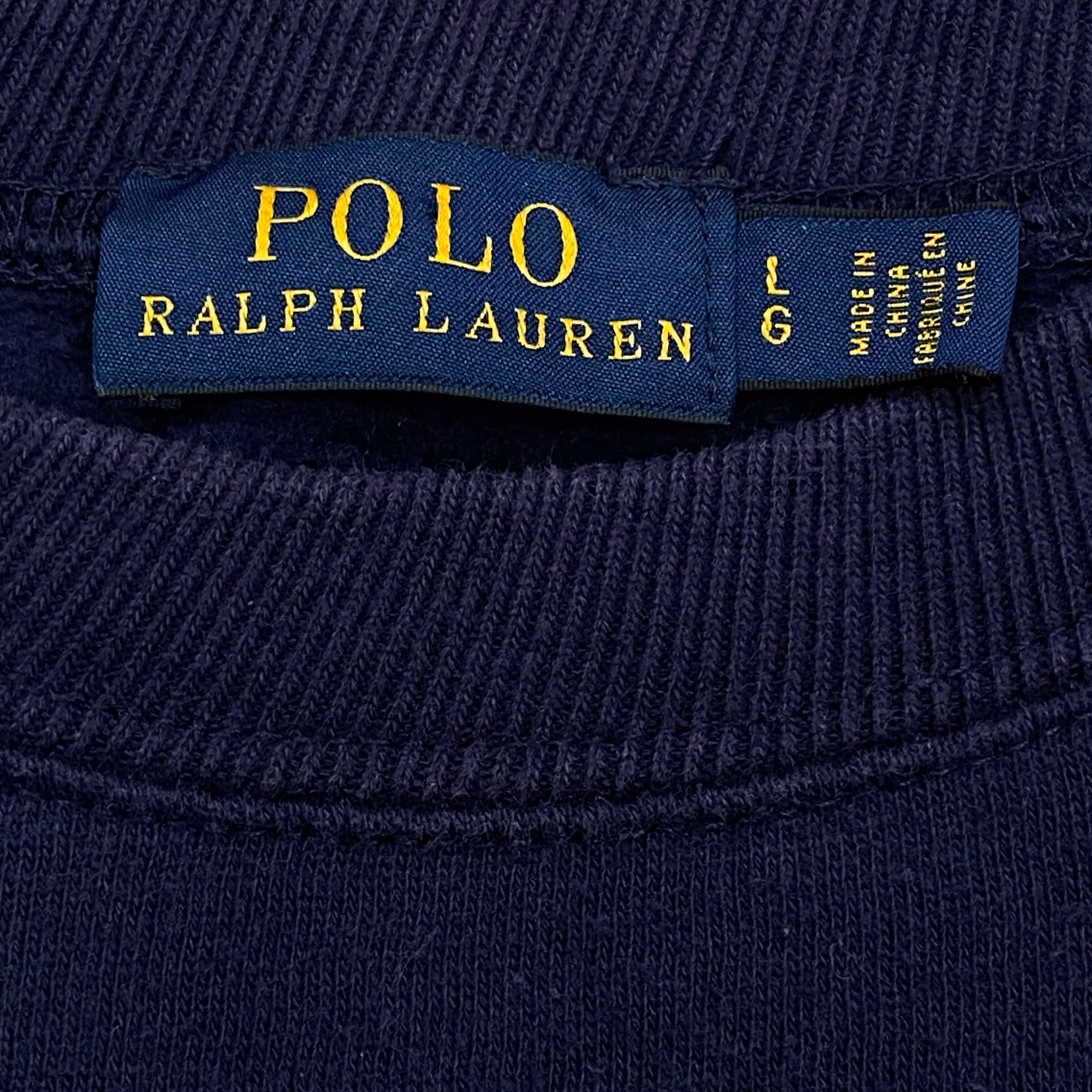 Polo Ralph Lauren RLYC Yacht Club Anchor Logo Cropped Sweatshirt Women’s Large