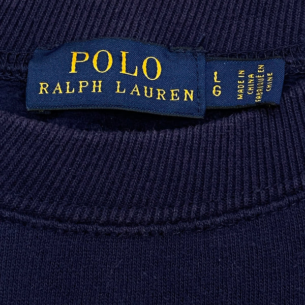 Polo Ralph Lauren RLYC Yacht Club Anchor Logo Cropped Sweatshirt Women’s Large