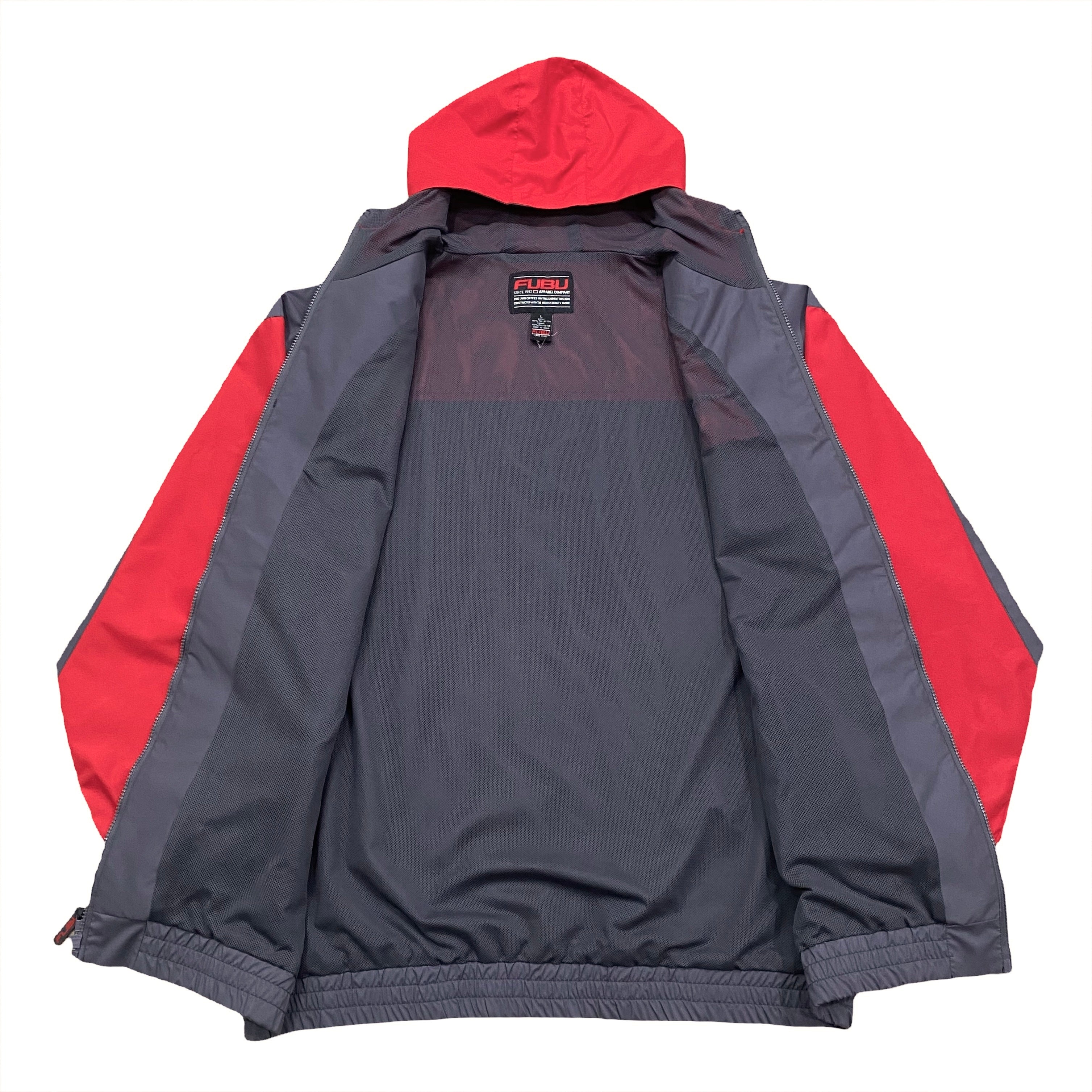 Vintage Fubu Windbreaker Hooded Jacket Men’s Large