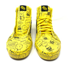 Load image into Gallery viewer, Vans Sk8-Hi Peanuts Charlie Brown All Over Print Sneakers Men’s Size 11.5
