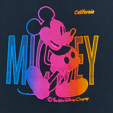 Load image into Gallery viewer, Vintage 90’s Walt Disney Mickey Mouse California Neon Puffy Print T-Shirt XL
