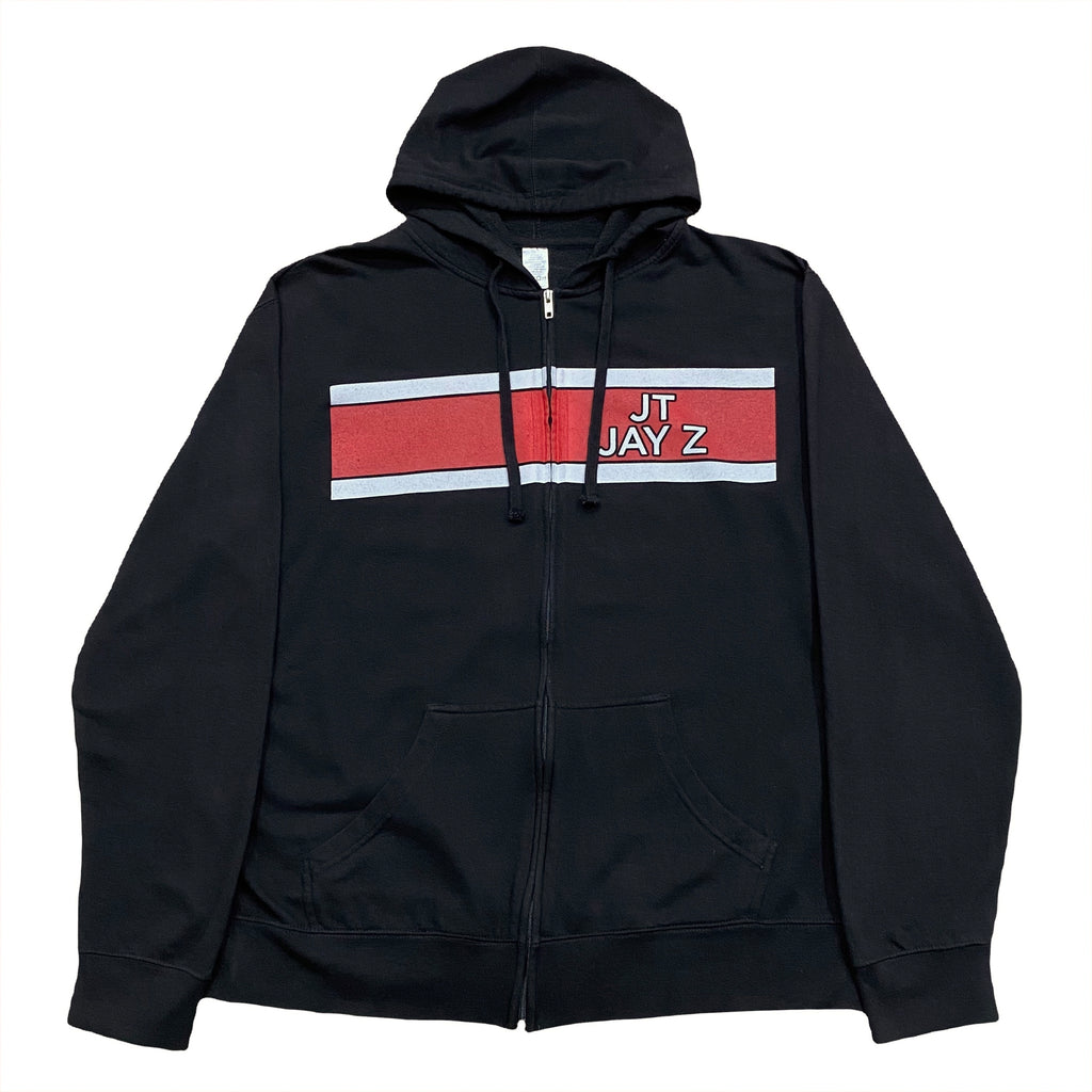 Jay-Z & Justin Timberlake 2013 Legends of the Summer Stadium Tour Zip Hoodie Men's 2XL