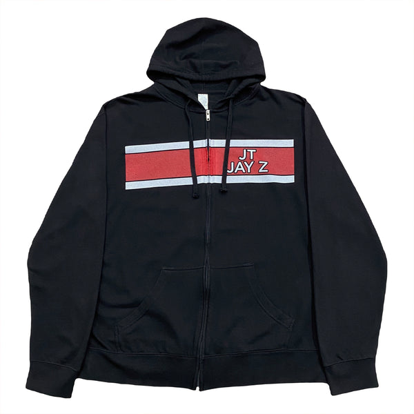 Jay-Z & Justin Timberlake 2013 Legends of the Summer Stadium Tour Zip Hoodie Men's 2XL